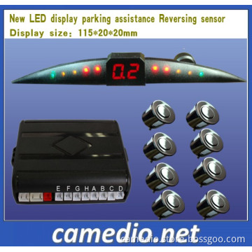 Car Parking System with 4/8 Sensors